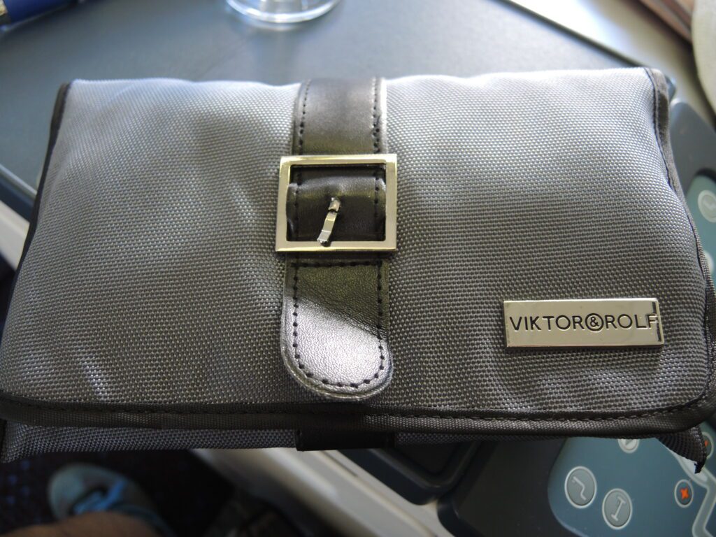 KLM Business Class amenity kit