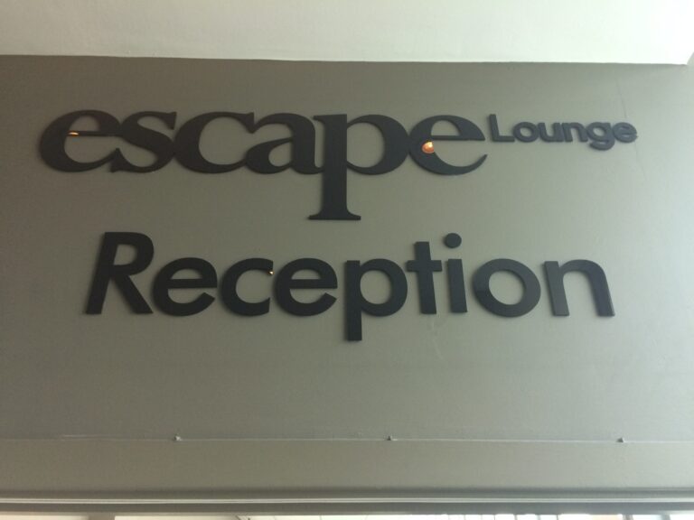 a sign on a wall