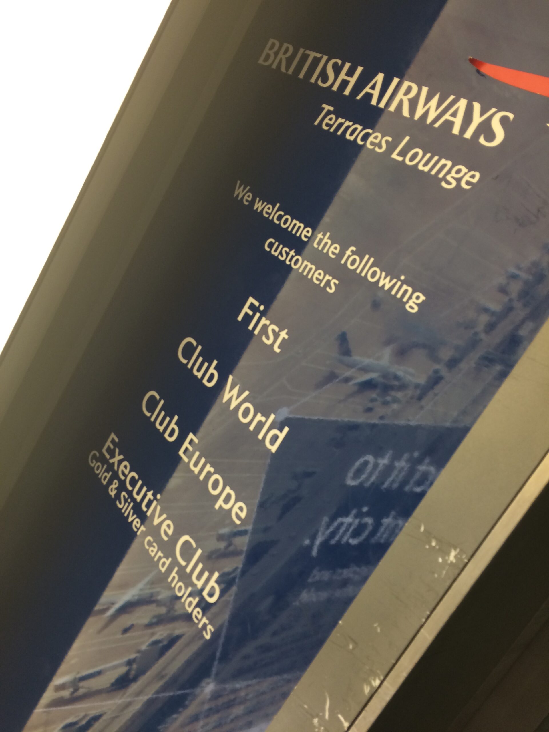 Lounge Entrance Sign