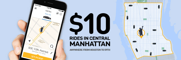 GETT $10 Rides 2015 Central Manhattan