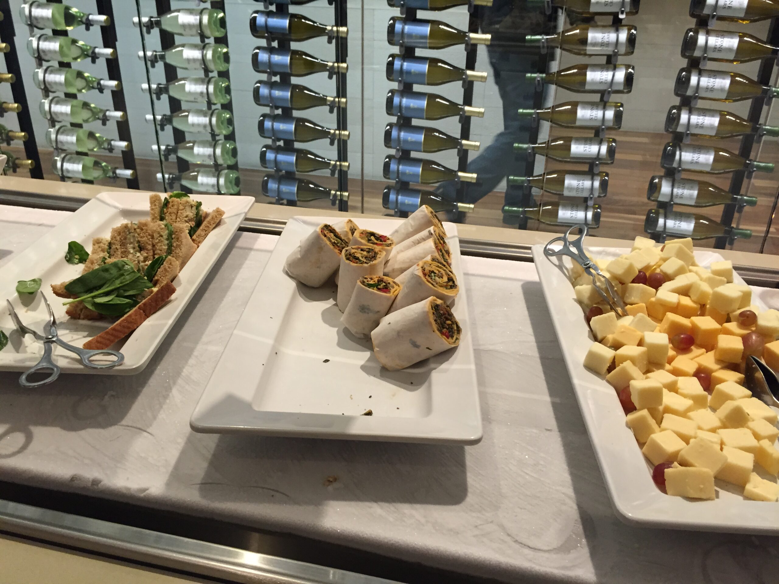 a plate of food on a table