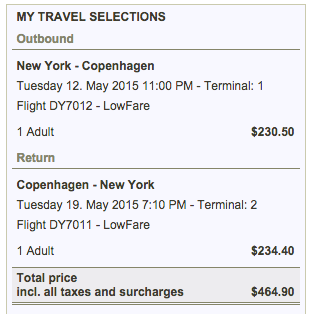 Norwegian Fare Sale