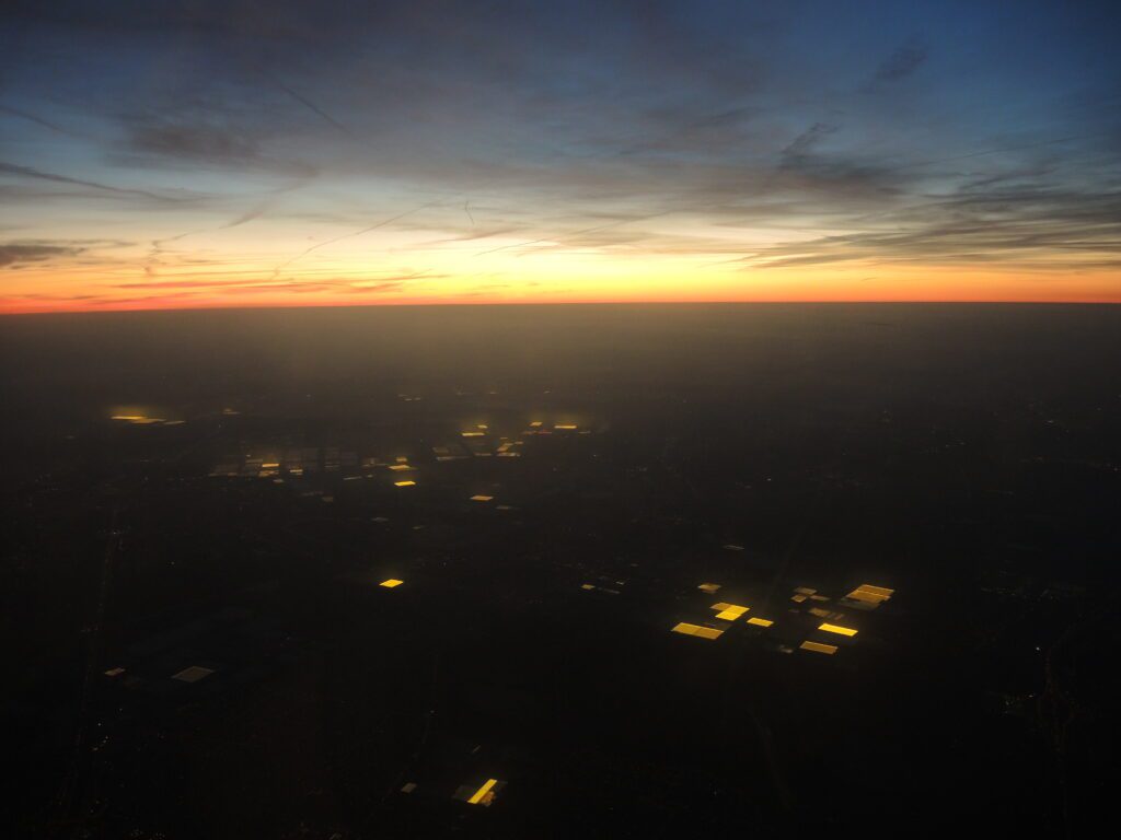 klm business class AMS views