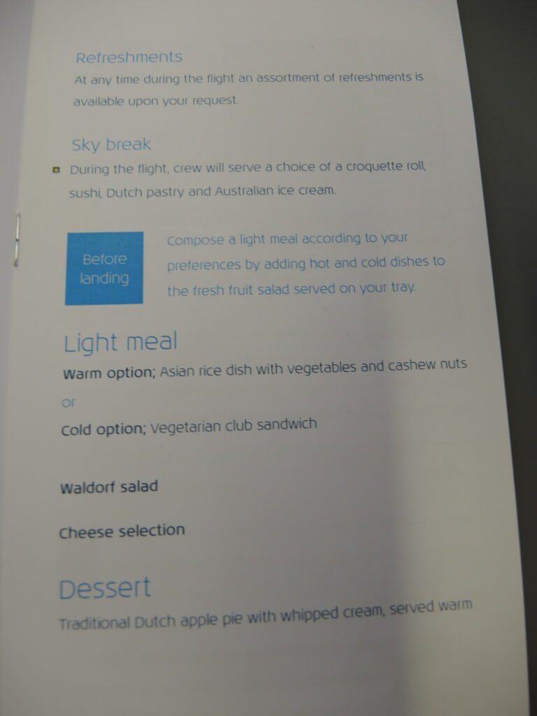 klm business class san francisco reviews