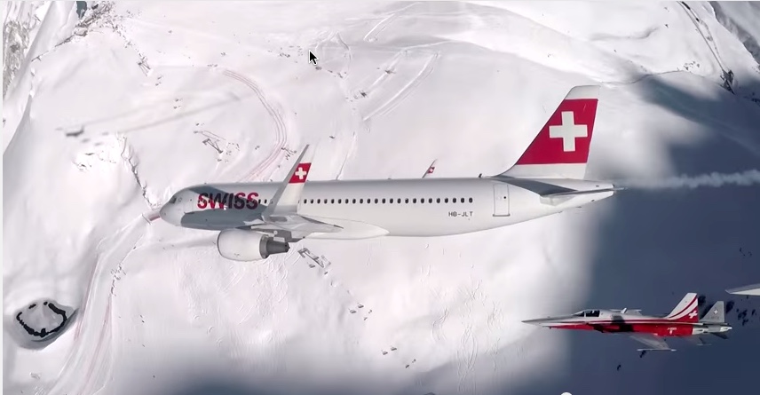 Patrouille Suisse and Swiss A320