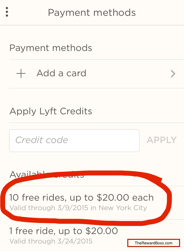 10 Free Rides Lyft New York City