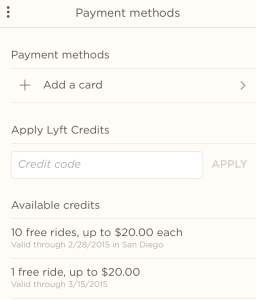 10 Free Lyfts Pioneer San Diego
