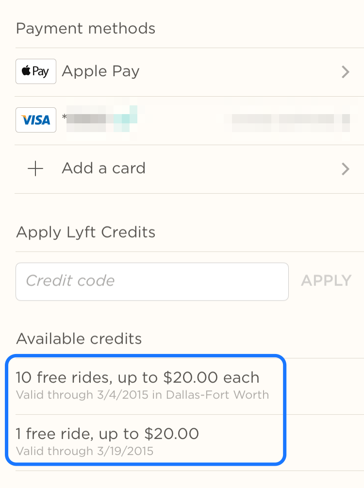 Lyft 10 Free Rides Dallas