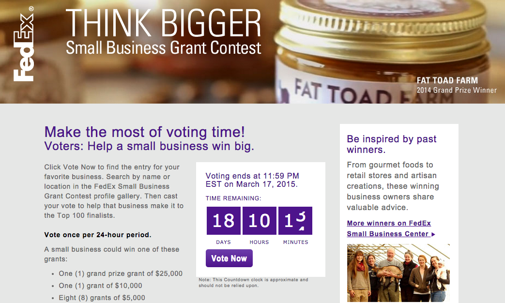 FedEx Small Business Grant Contest