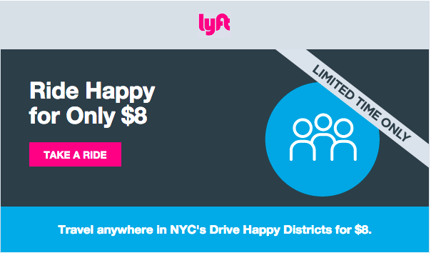 $8 Lyft Line Rides New York City