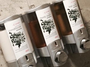 Supplied toiletries