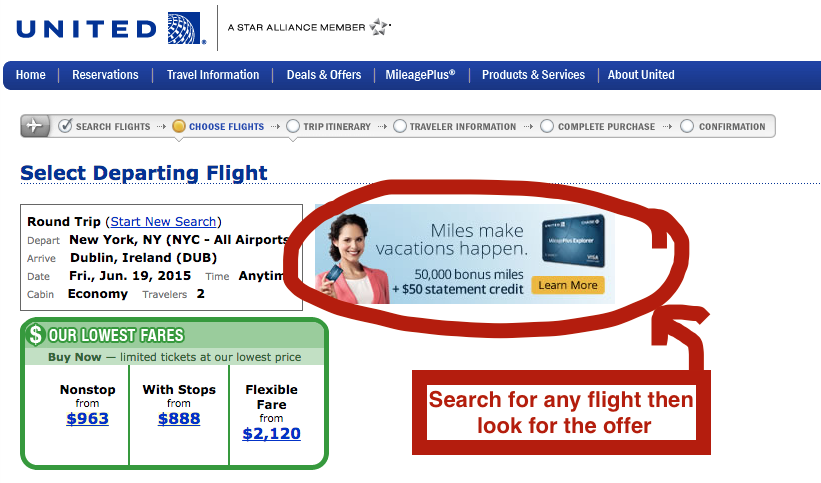United 55,000 Bonus + $50 Credit