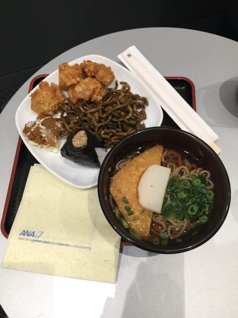 ana business class lounge narita nrt noodle bar 2