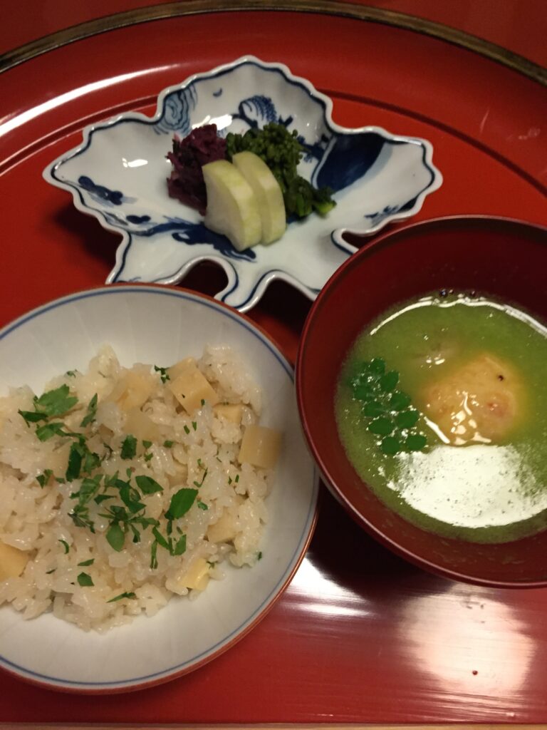 kikunoi honten kyoto kaiseki bamboo rice