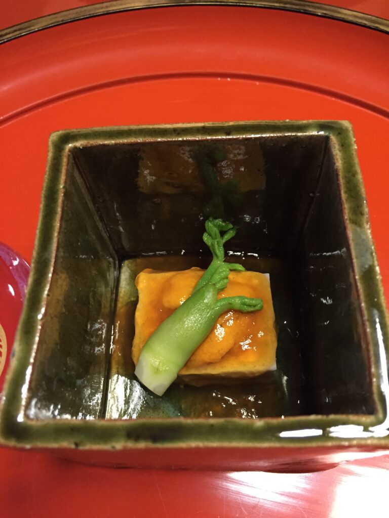 kikunoi honten kyoto kaiseki milk tofu