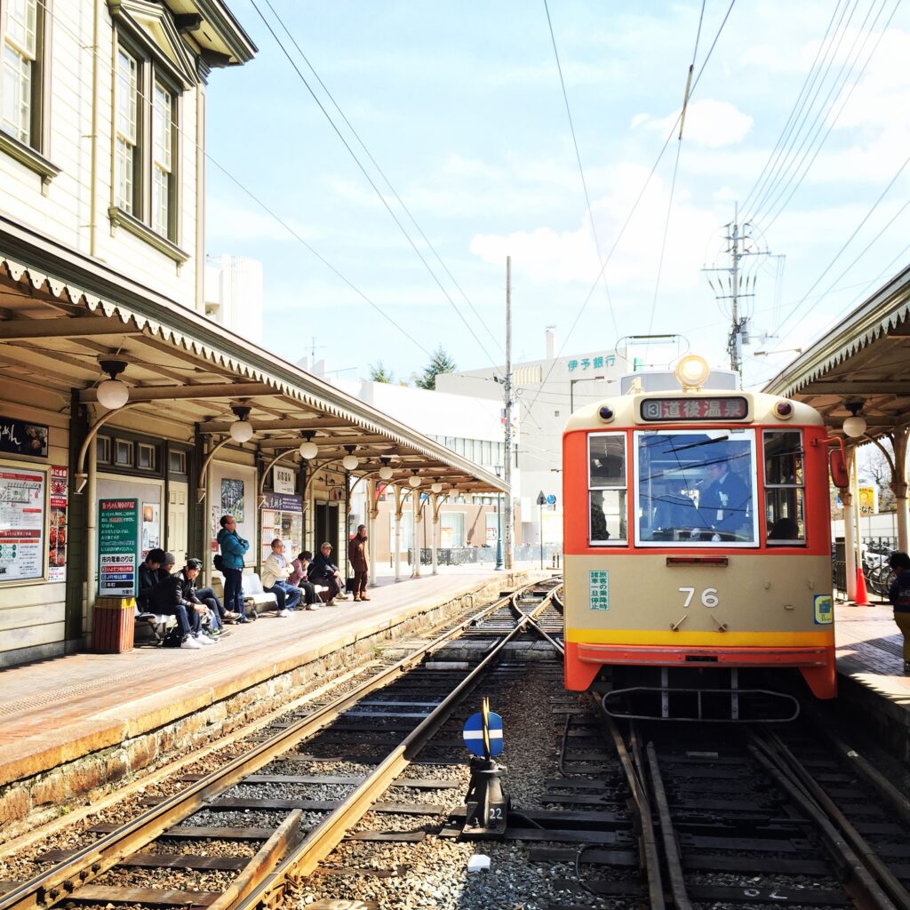 matsuyama japan train tracks