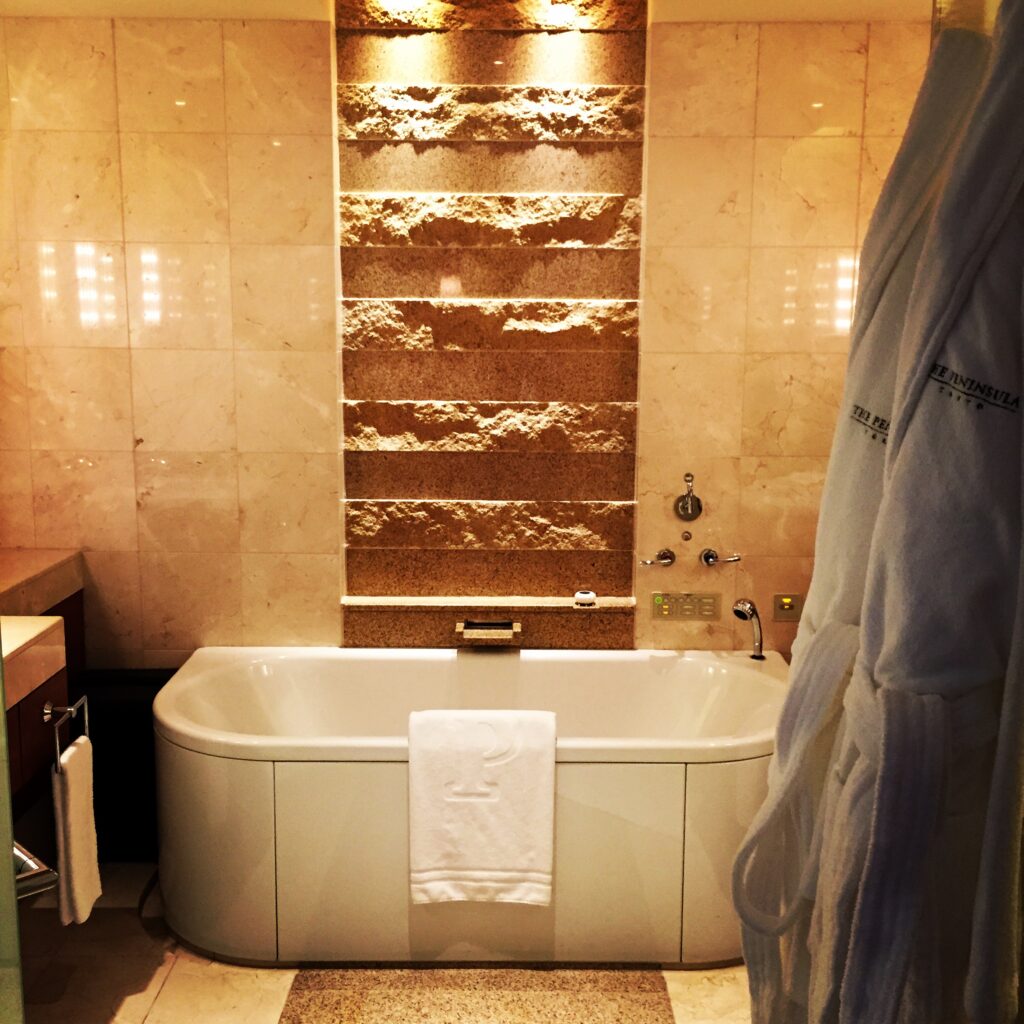 peninsula tokyo bathtub