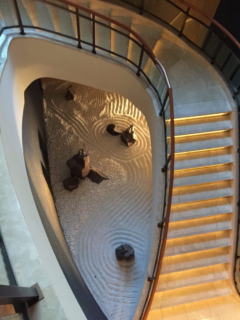 peninsula tokyo stairs