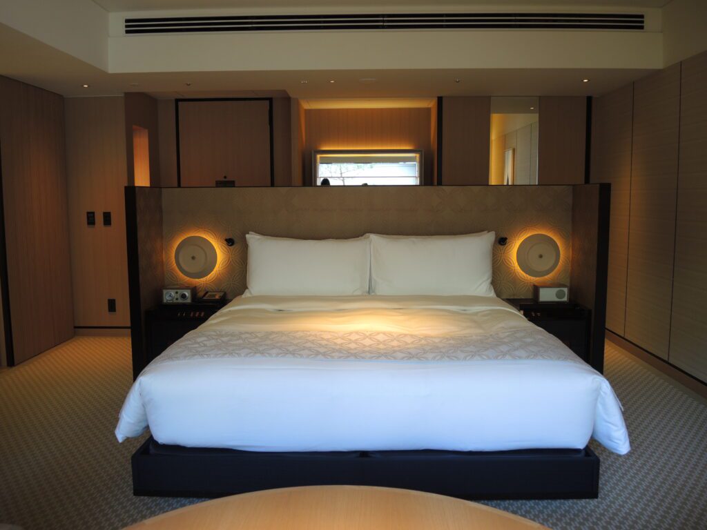 ritz carlton kyoto bed