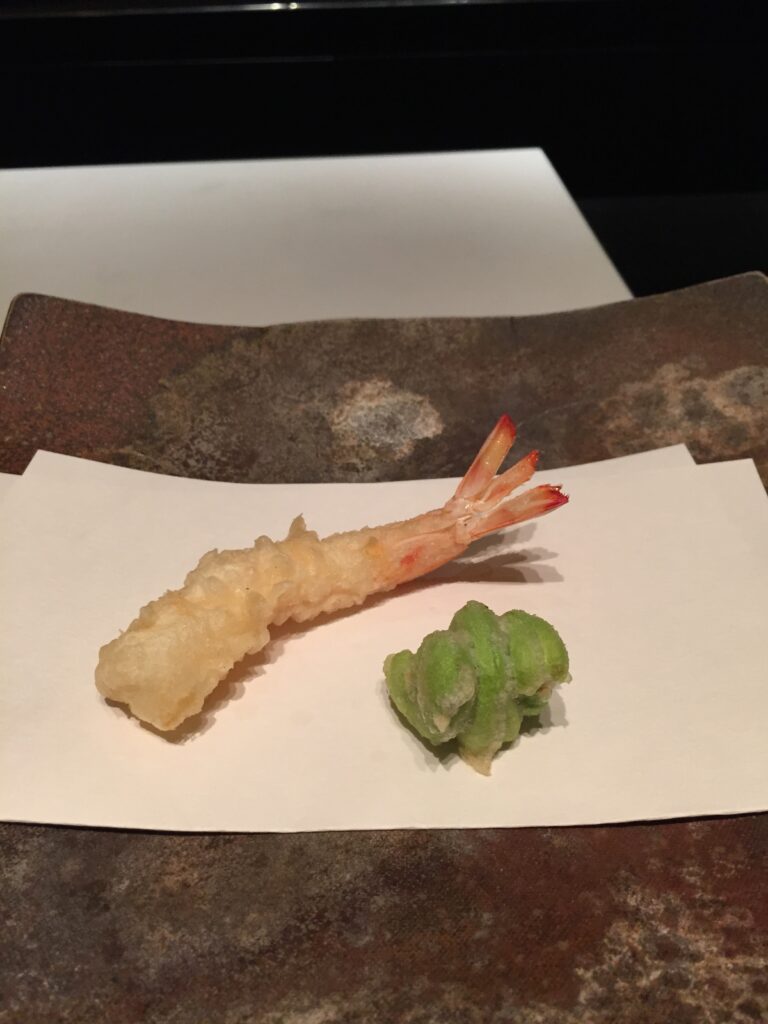 ritz carlton kyoto tempura dinner 3
