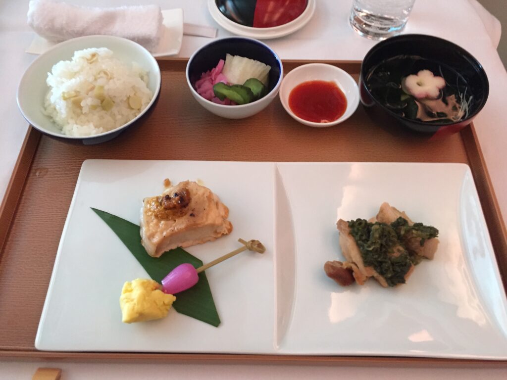 singapore airlines suites lax to nrt dinner 6