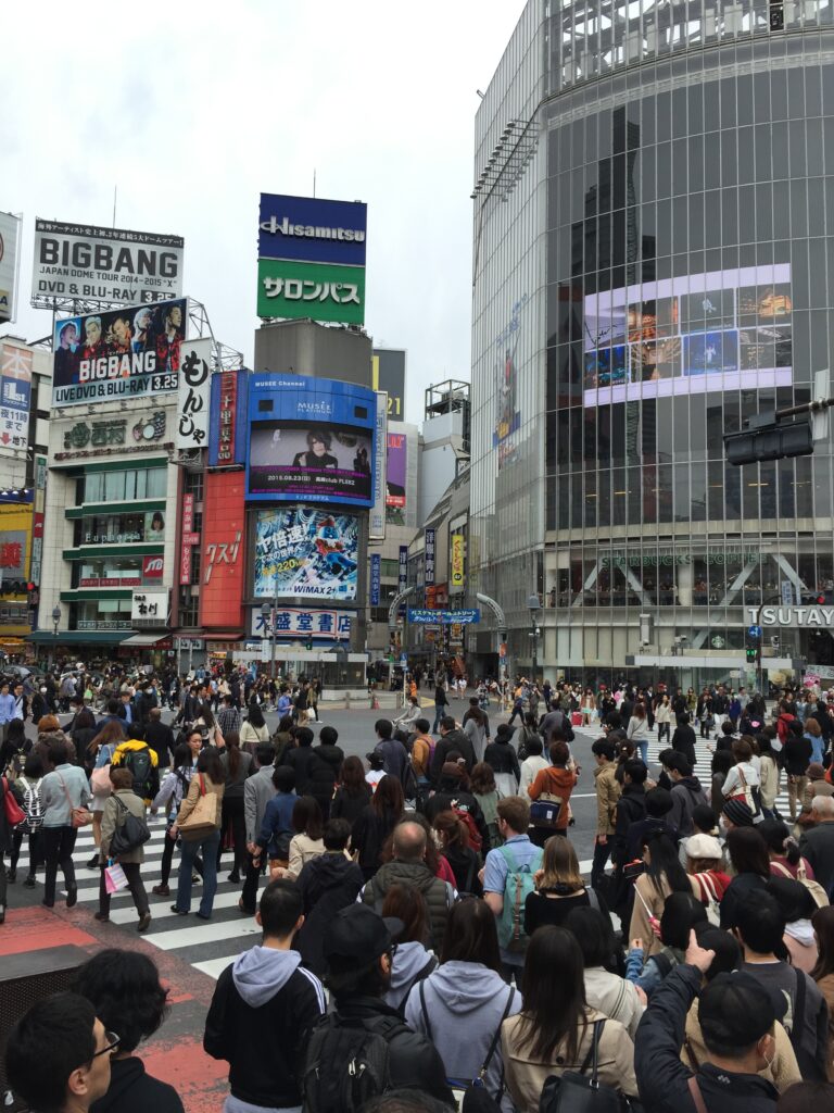 tokyo shibuya crosswalk