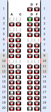 La Compagnie Seat Plan