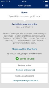 American Express Offers - 2015
