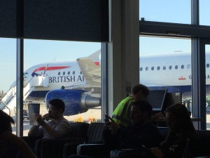 BA Lounge London City view of BA1