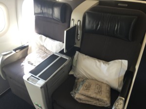 London City BA001 to JFK interior