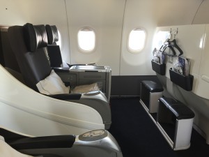 London City BA001 to JFK interior