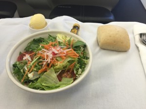 London City BA001 to JFK food
