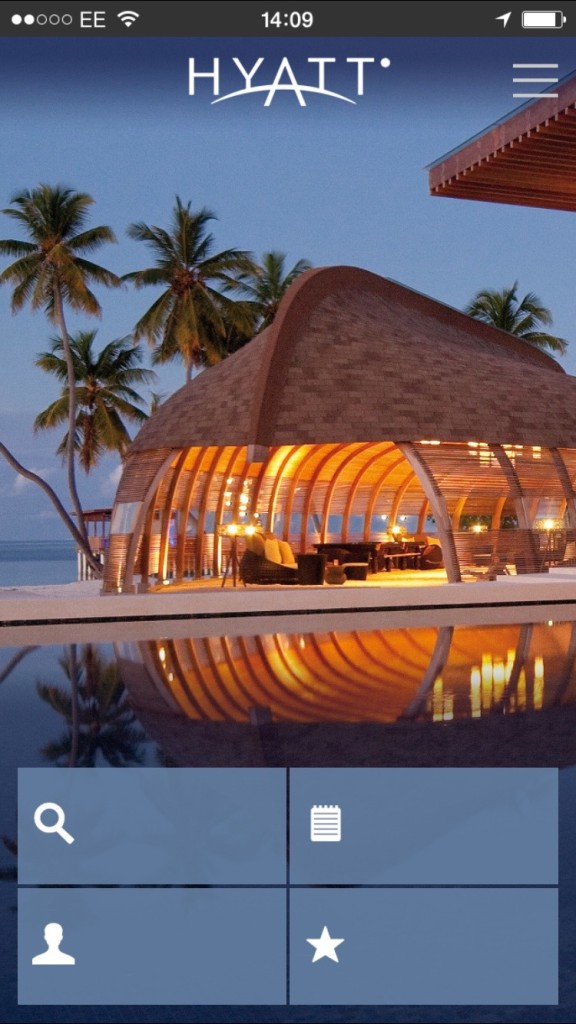 Hyatt iOS app 1