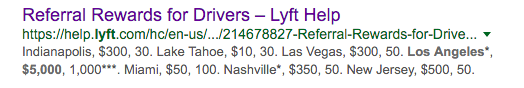 Lyft $5000 Driver Bonus Los Angeles