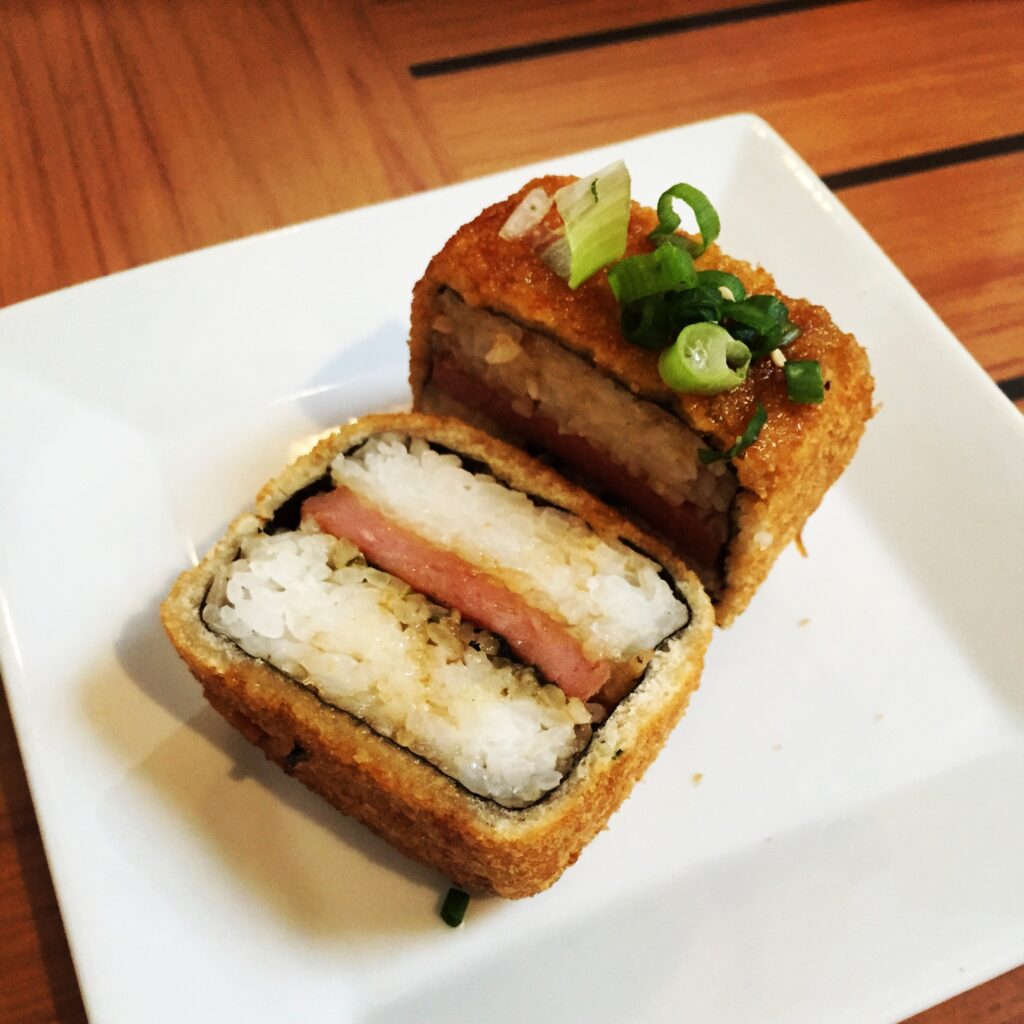 da kitchen maui fried spam musubi