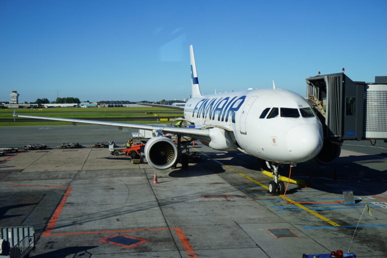 an airplane on the tarmac