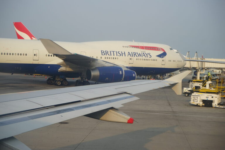 an airplane on the runway