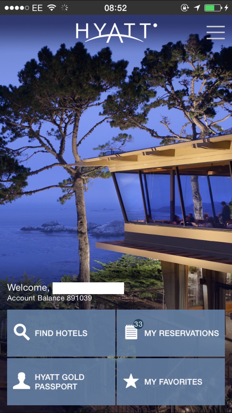 Hyatt App OK