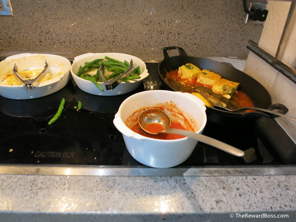 Aer Lingus Lounge JFK - food