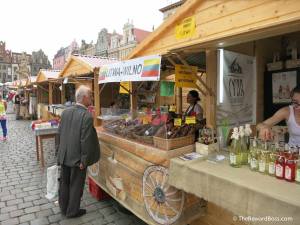 Poznan Poland - Street vendor