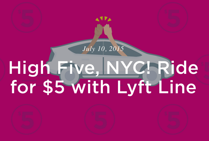 Lyft Line $5 Rides NYC $5 Rides NYC