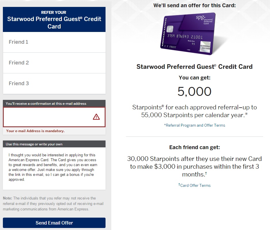 30K SPG Amex Personal