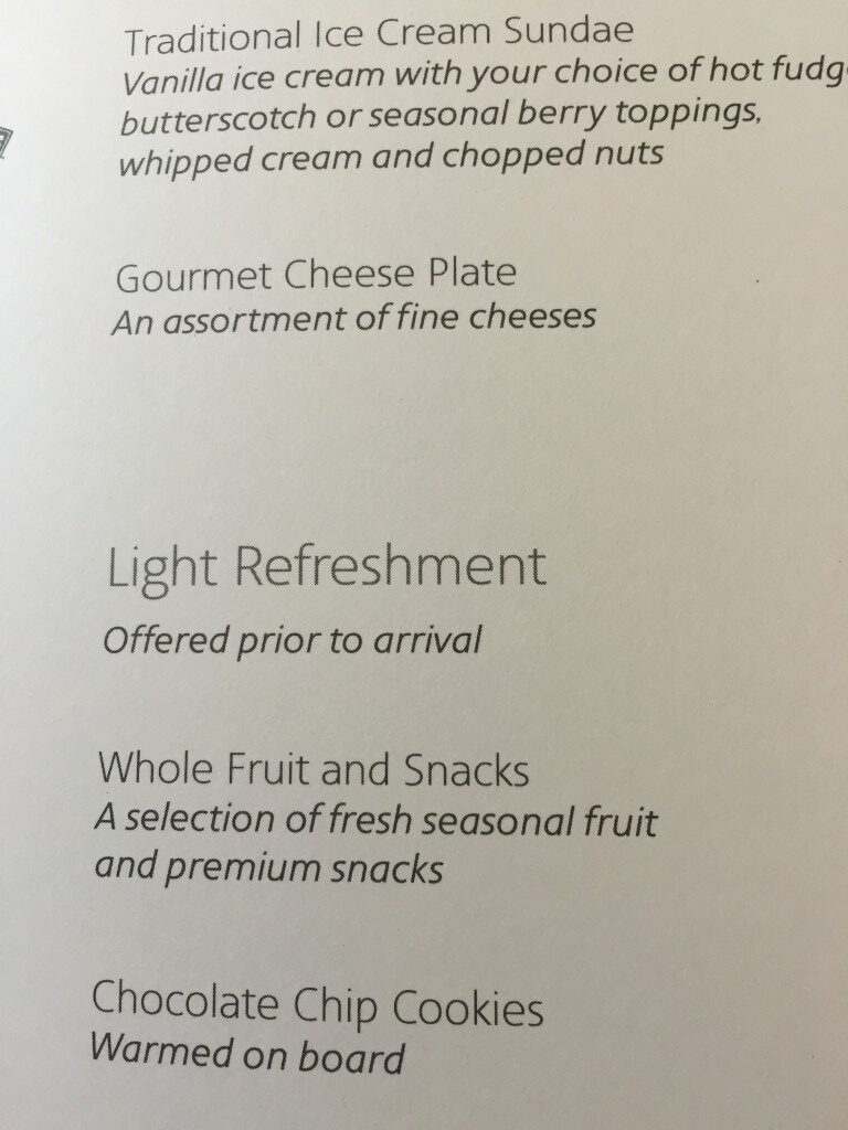 a menu of a restaurant