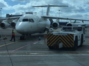 WDR BaE 146 at Dublin August 2015