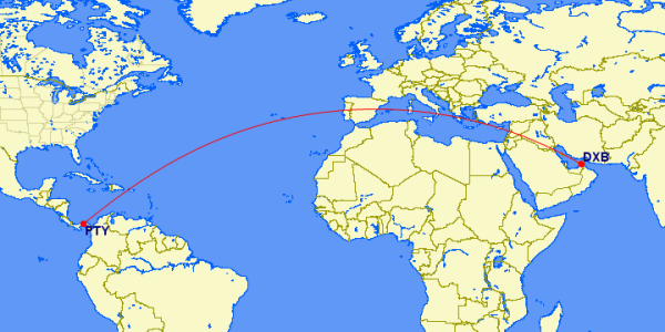 dxb - pty