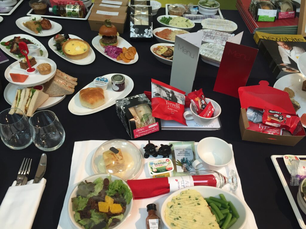 A look at some of the food you'll find on a Virgin Atlantic flight.