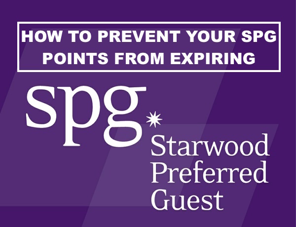 SPG Starwood Logo - How To Prevent SPG Points From Expiring