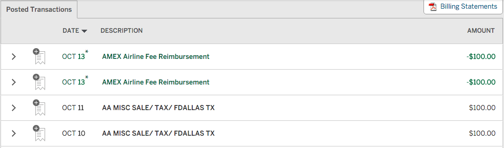 $200 AA Gift Card Reimbursement Amex Platinum