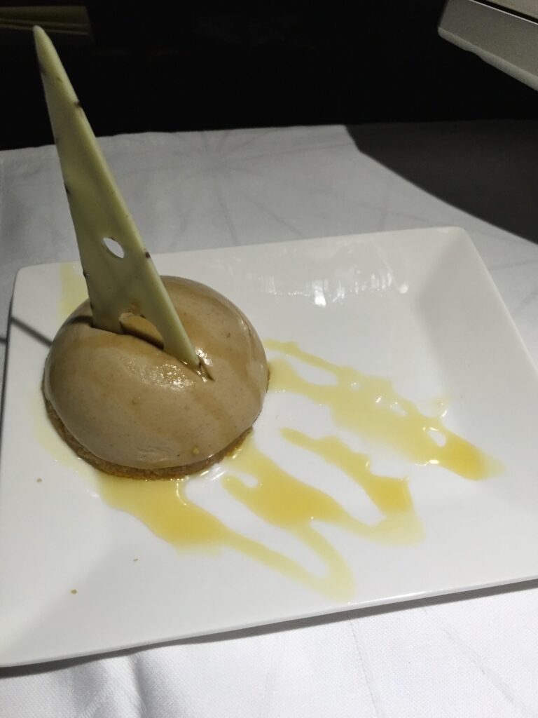 a plate of food on a table
