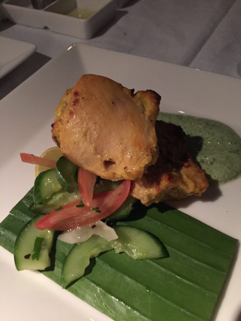 etihad jet airways first class sfo chicken